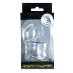 Sport Fucker Ballstretcher souple Baller Ring 32 mm - Hauteur 35 mm Transparent